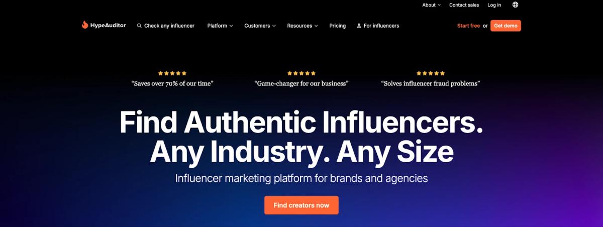 HypeAuditor platform overview