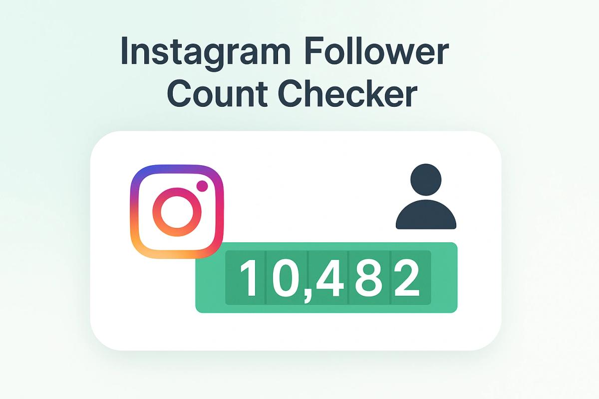Instagram Follower Count Checker