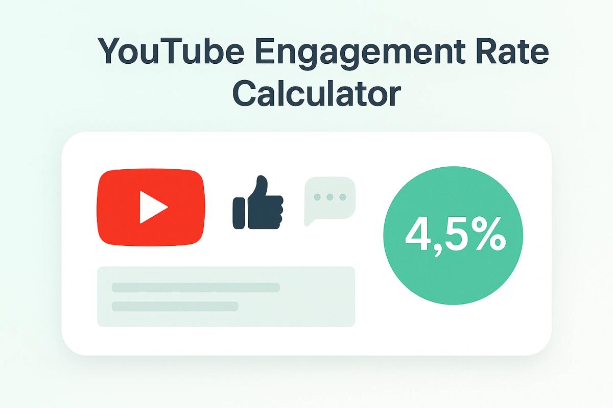 YouTube Engagement Rate Calculator