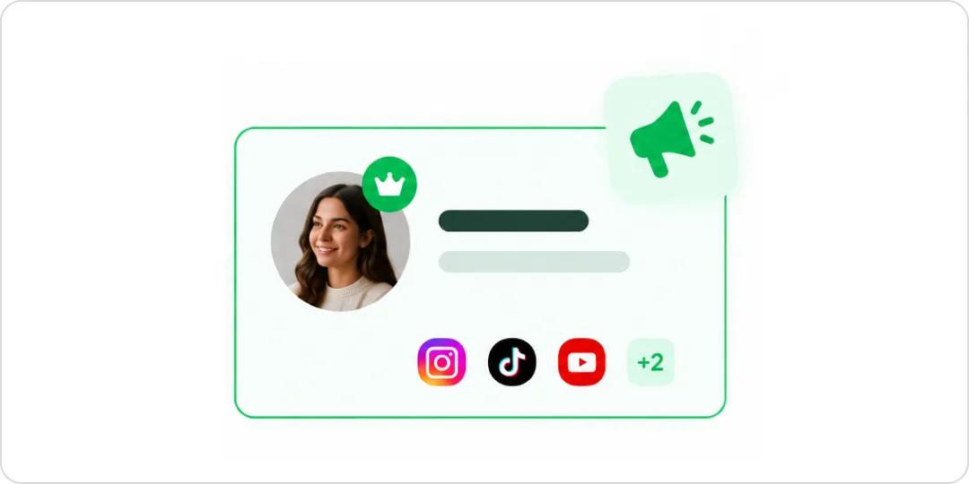 A roster of detected creators ready to join an ambassador program