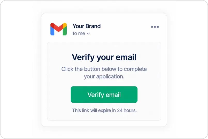 Application pages listing the number of verified responses each has collected