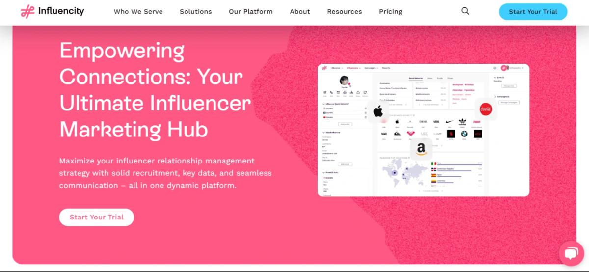Influencity influencer marketing platform overview