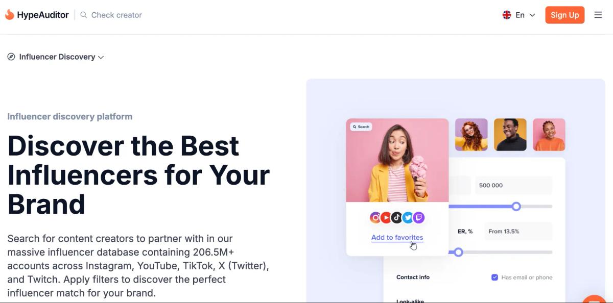 HypeAuditor alternatives comparison