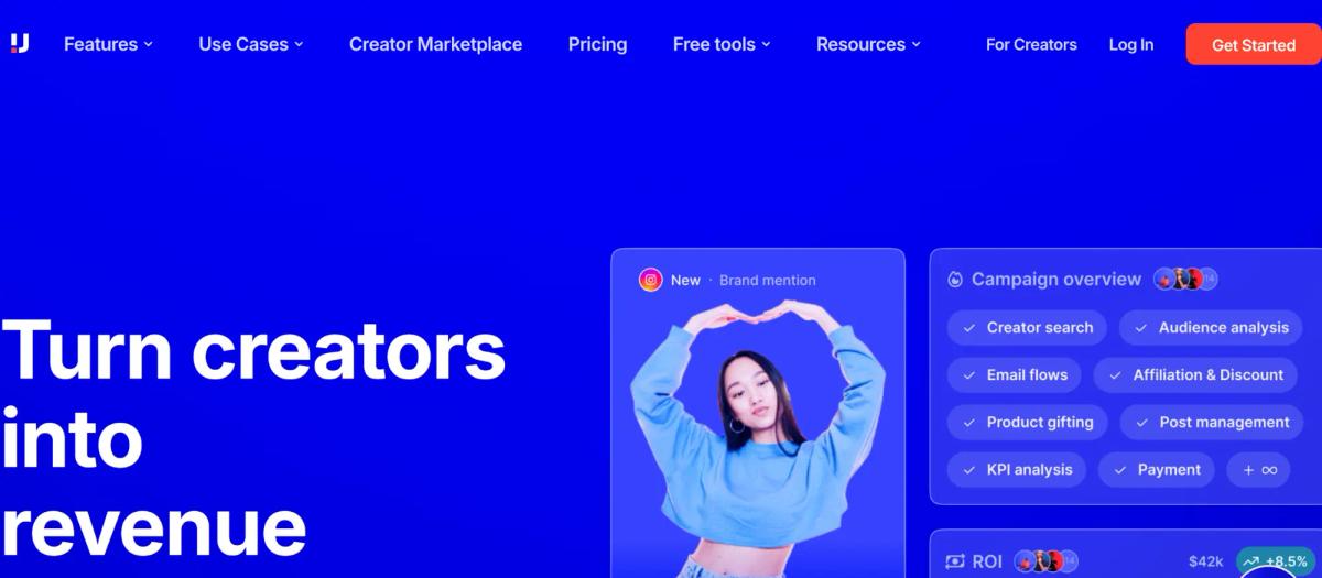 Upfluence influencer marketing platform overview