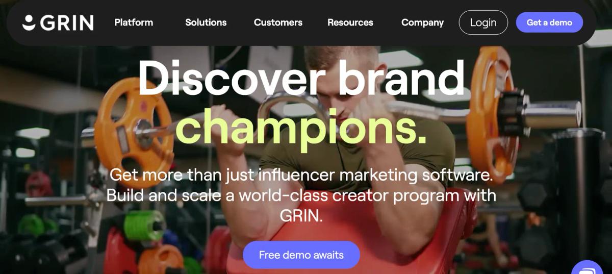GRIN influencer marketing platform overview
